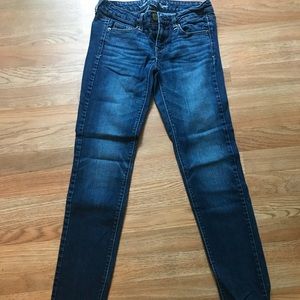 AEO stretch skinny jeans.